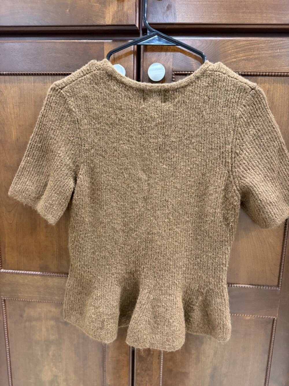 H&M Rib-Knit Peplum Top - Picture 3 of 3